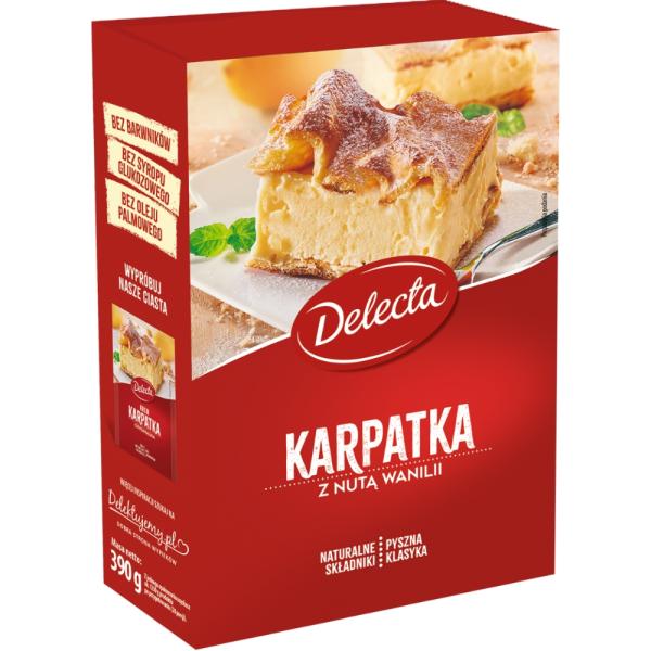 Delecta Ciasto Karpatka 390 g