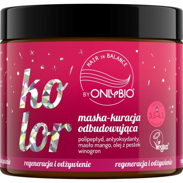 Only Bio Hair in Balance Haarkur Wiederaufbau nach dem Färben 280 ml