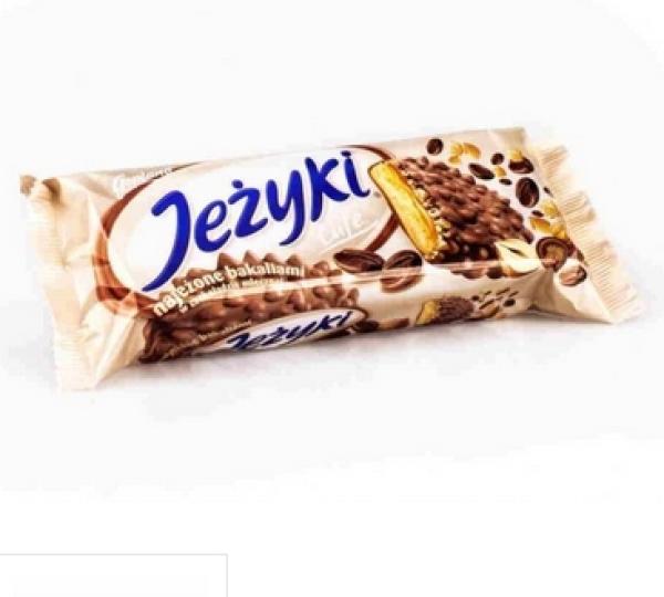 Jezyki Cafe Herbatniki w czekoladzie mlecznej 140 g