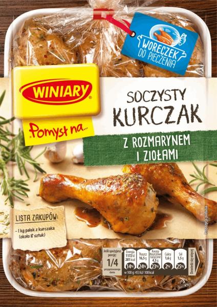 WINIARY POMYSL NA… soczystego kurczaka z rozmarynem i ziolami