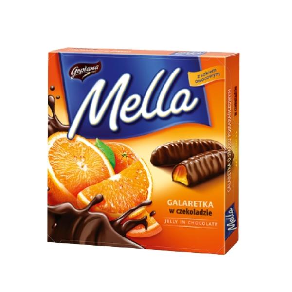 Mella Jutrzenka Gelee in Schokolade Orange 190g