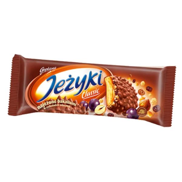 Jezyk Classic Igelkekse mit Karamell Trauben, Nüsse In Milchschokolade 140g