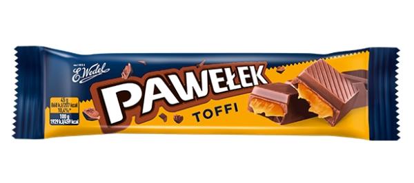 Pawelek Toffee Riegel mit Füllung 45 g