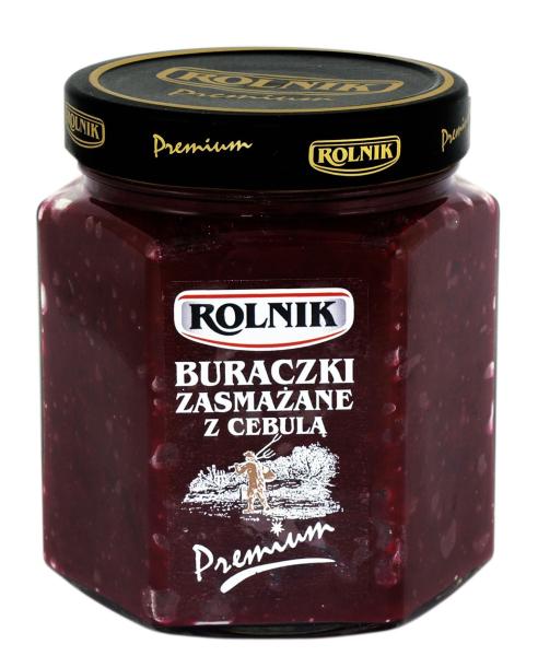 Rolnik buraczki zasmazane z cebulka 540g