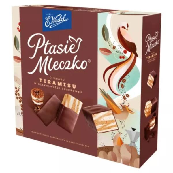 E.Wedel Vogelmilch Ptasie Mleczko Tiramisu 340g 