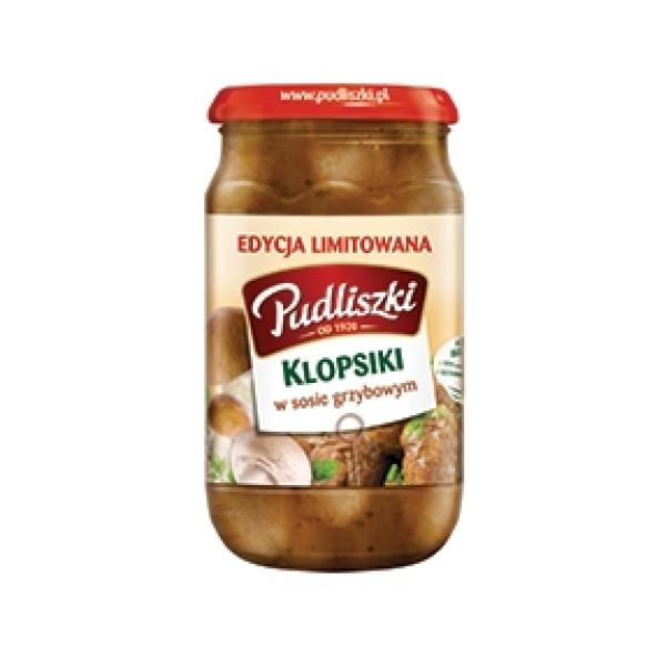 Pudliszki Hackbällchen in Pilzsauce 600 g