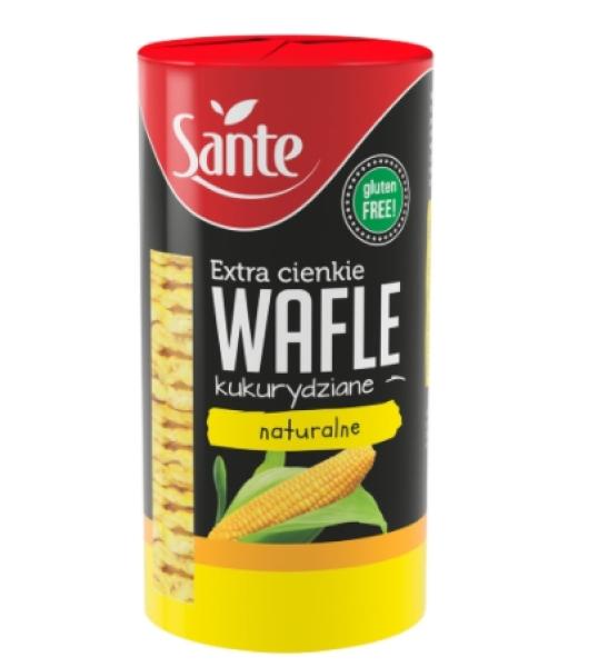 Sante Extra cienkie wafle kukurydziane naturalne 120 g