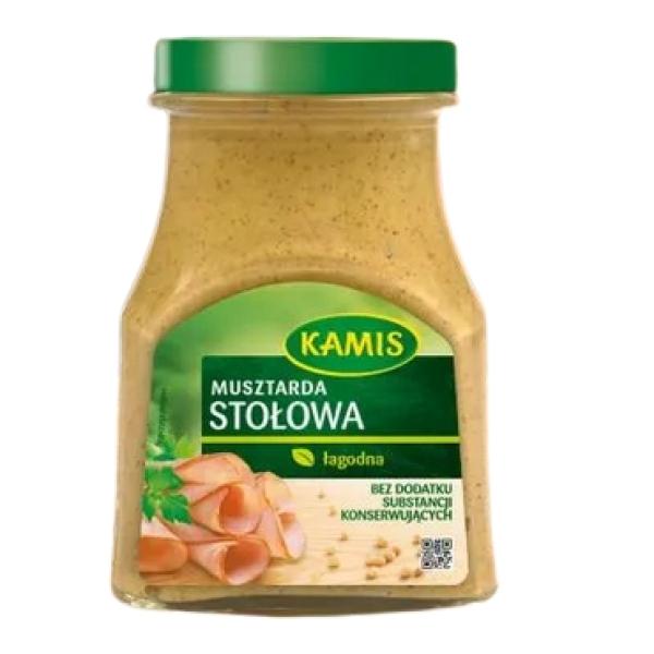 Kamis Musztarda stolowa lagodna 185g