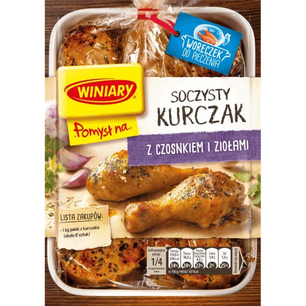 WINIARY POMYSL NA... saftiges Hähnchen mit Knoblauch und Kräutern