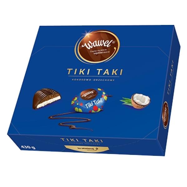 Wawel Tiki Taki Kokosnuss-Schokolade mit Füllung 430 g