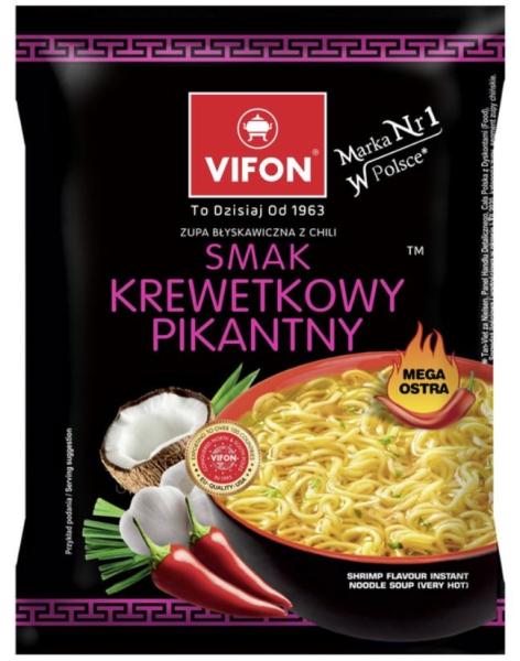 Vifon Instantsuppe Krabbengeschmack scharf 70 g