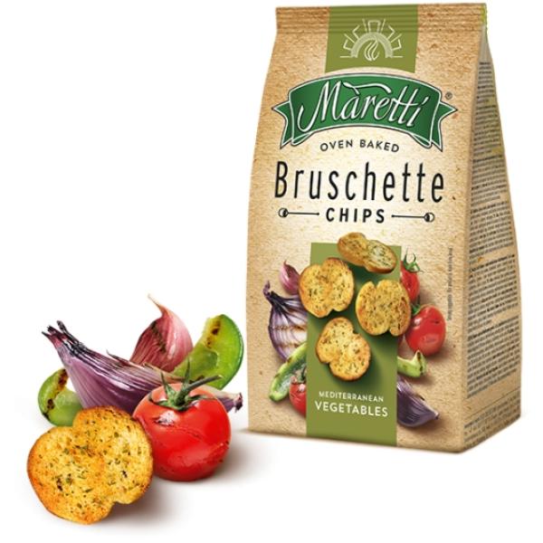 Maretti Bruschette Chips Mediterrane Gemüse Vegi 70 g