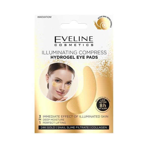 Eveline Cosmetics Hydrogel-Augenpflaster Illuminating Compress 2 Stück