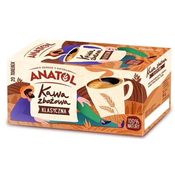 Anatol Getreidekaffee ohne Koffein 20 Beutel