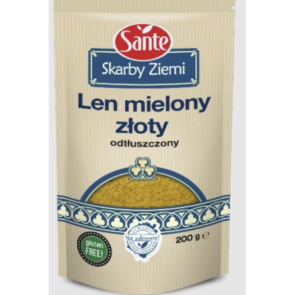 Sante goldene entfettete gemahlene Leinsamen 200 g