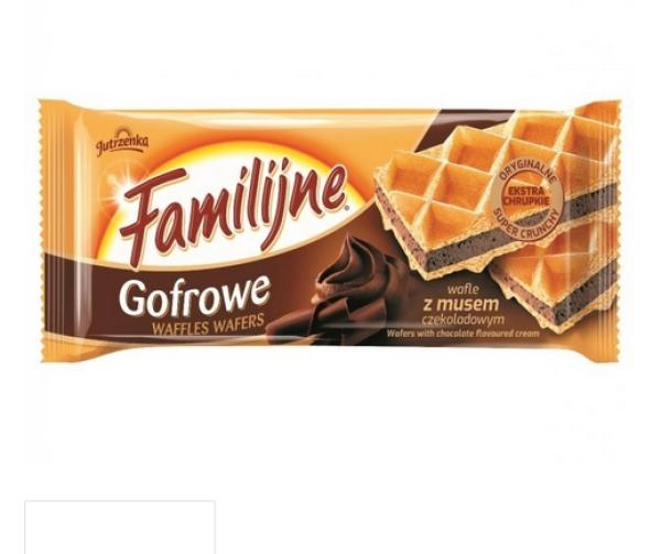 Familijne Gofrowe wafle z musem czekoladowym 130g